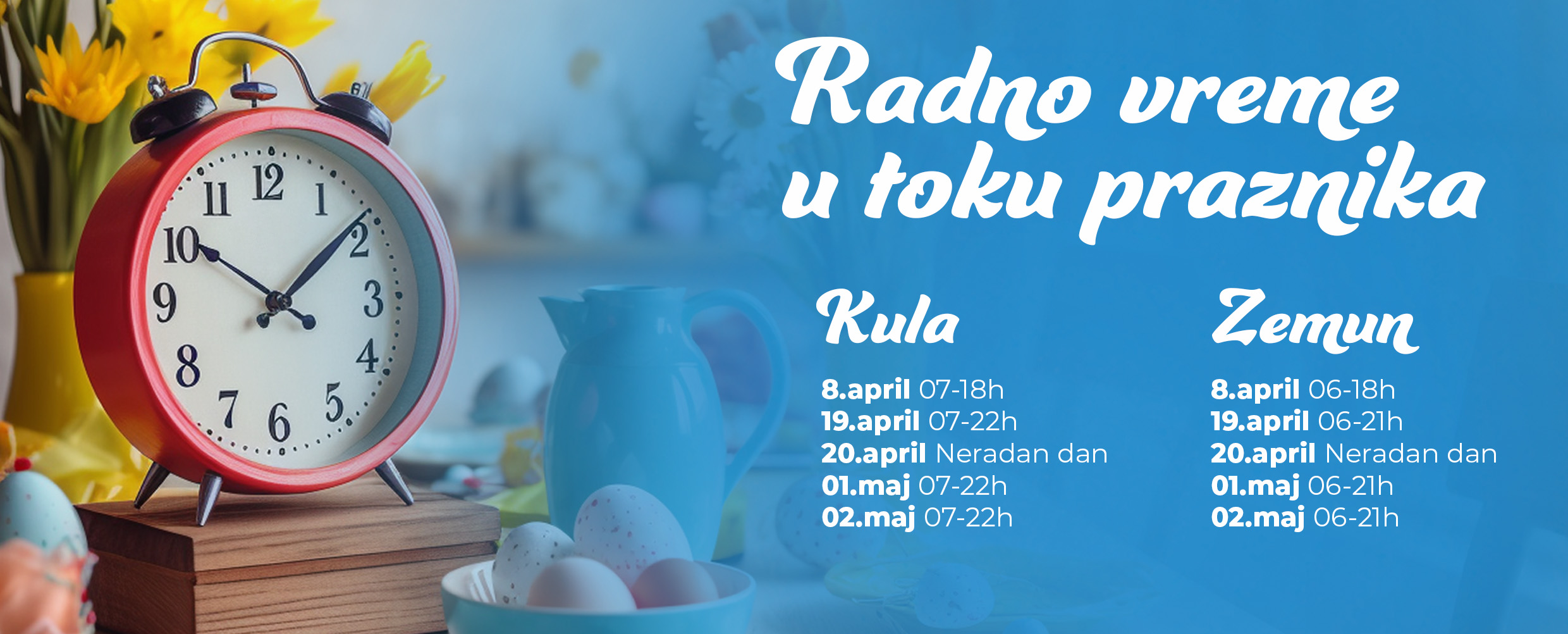 radno vreme uskrs